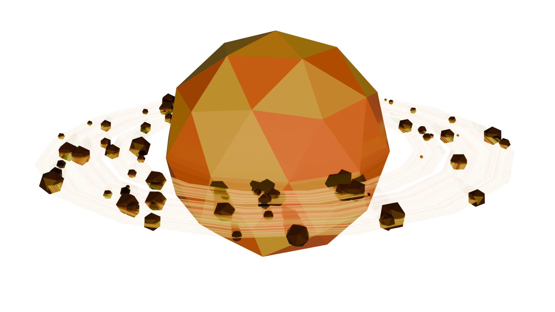 Saturno planet illustration